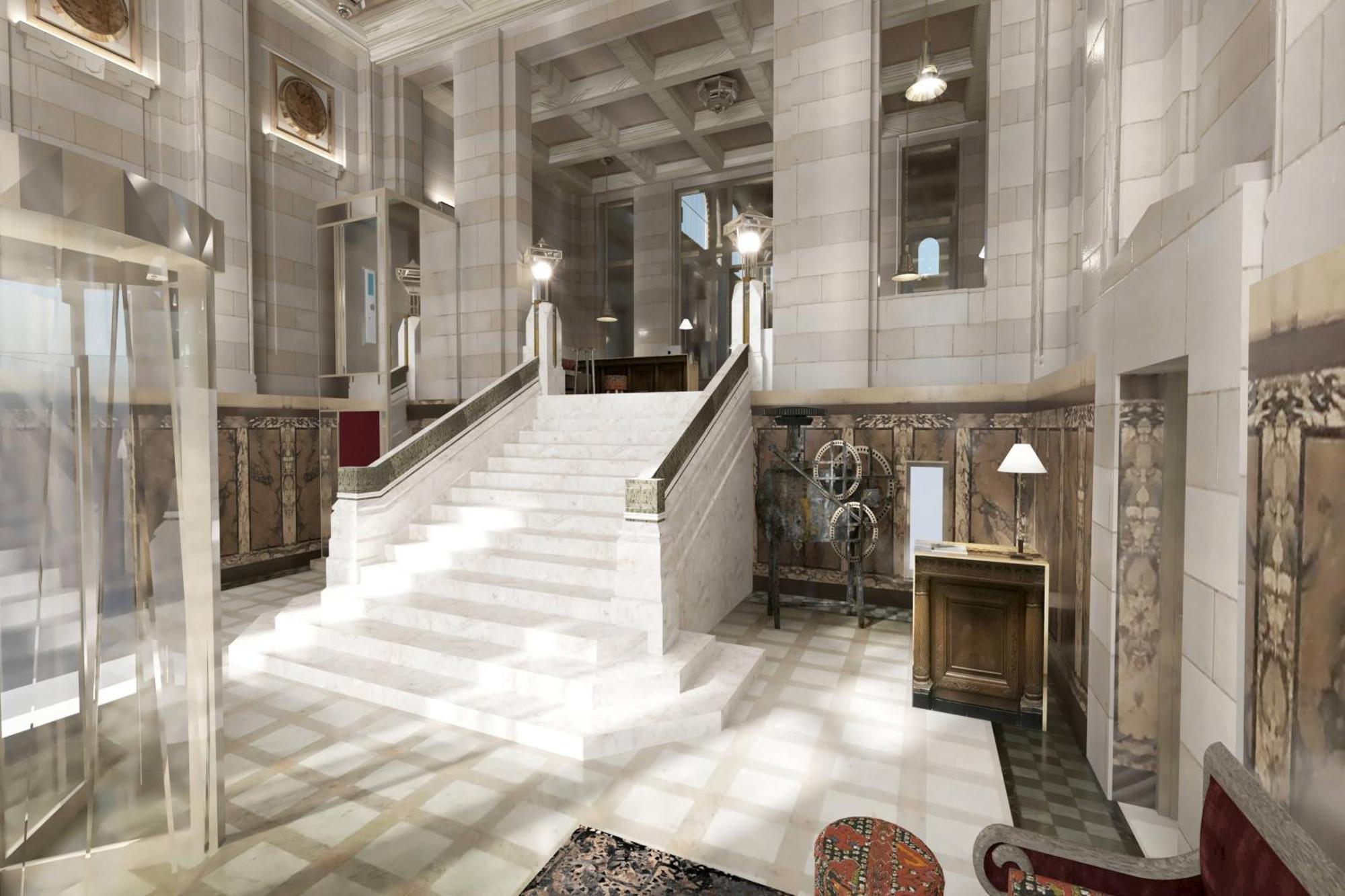 The Marmorosch Bucharest, Autograph Collection Hotel Kültér fotó The lobby of the hotel