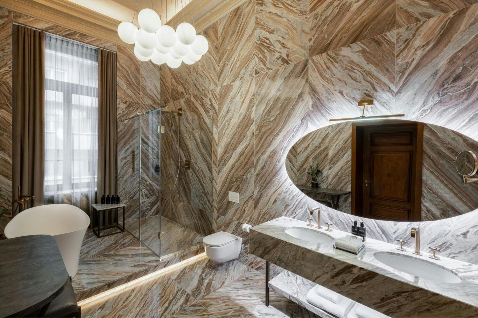 The Marmorosch Bucharest, Autograph Collection Hotel Kültér fotó Bathroom